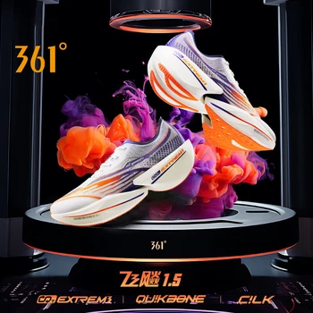 361 Градус Furious Future 1.5 Мужские и женские Марафонские кроссовки для бега с амортизацией отскока из углеродистой пластины 672412227