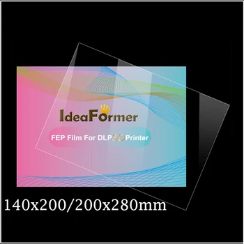 4 шт. Разделительная пленка FEP 140*200/200*280 мм SLA/ЖК-Пленка FEP 0,15 м Для HALOT-ONE/LD-002H/LD-002R 3D-принтер из УФ-смолы 3D-принтер