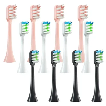 4 шт./компл. Сменных Головок Зубных Щеток Для SOOCAS X3/X3U/X5 Звуковая Электрическая Насадка Для Чистки Зубов DuPont Replace Smart Dental Brush