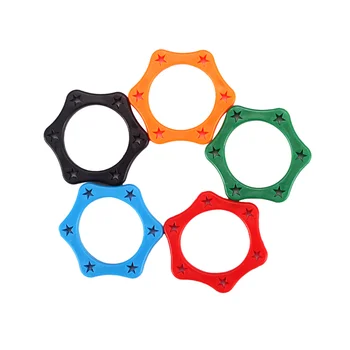 5 шт. Пластиковое кольцо с защитой от роликов для портативного беспроводного микрофона (внутренний диаметр: 35 мм, синий, оранжевый, красный, зеленый, черный)
