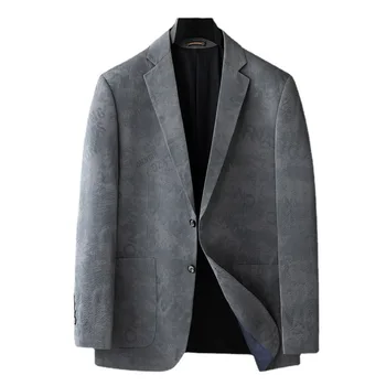 5586-2023 Высококлассный деловой костюм для отдыха мужская куртка тонкий маленький костюм four seasons профессиональные костюмы