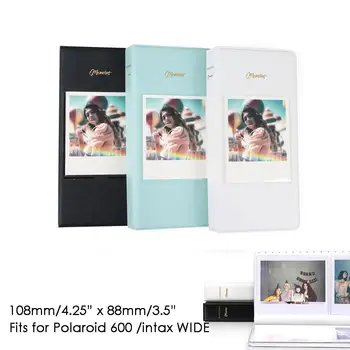 64 кармана, альбом для хранения фотопленок на 600 пленок для Fujifilm Instax Wide на 300 и 210 пленок, альбом для хранения фотопленок