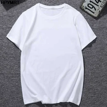 A1597 Korte Mouwen Tees Mannen Mode Горячая футболка для фитнеса Voor Man Wit Негабаритная футболка унисекс