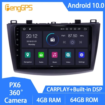 Android 10 GPS-навигатор для Mazda 3 2 2009-2013 Авто Стерео сенсорный мультимедийный экран Зеркальная связь в приборной панели Carplay DSP USB