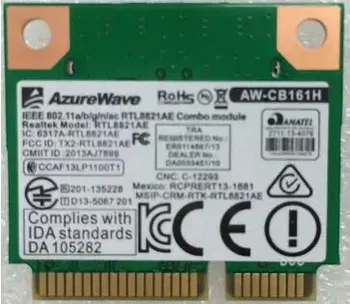 AzureWave RTL8821AE AW-CB161H AW-CB161N 433 Мбит/с 802.11AC Половина Мини PCIe Bluetooth4.0 Wifi Wlan Беспроводная сетевая карта