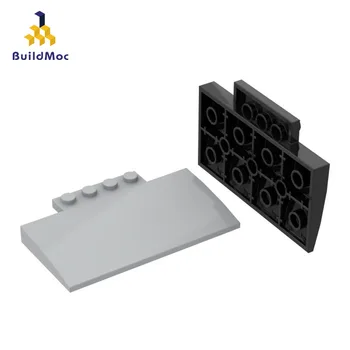 BuildMOC 15625 4x8 большая дуговая панель ldd15625 Для Строительных Блоков и деталей DIY Construction Educational C