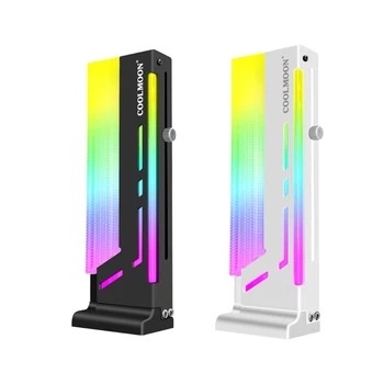Coolmoon LED GPU Держатель видеокарты Кронштейн RGB Вертикальный держатель видеокарты