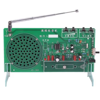 FM-радио DIY Kit RDA5807 FM-радиоприемник 87 МГц-108 МГц Частотная модуляция TDA2822 Усилитель Мощности