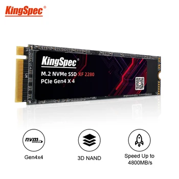 KingSpec M2 SSD M.2 NVME 256g 512GB 1 ТБ Жесткий Диск M2 PCIe 4,0 Твердотельный Накопитель PCIe Gen4 HD NMVE SSD для Настольного Ноутбука PS5