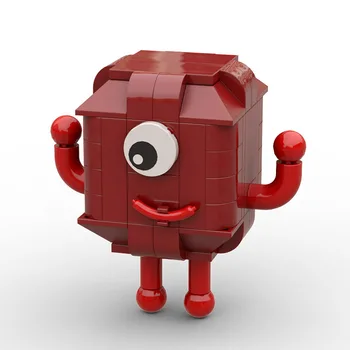 MOC Креативный Мультфильм Red Number-Blocks One Building DIY Развивающие Цифры Lore Movie Blocks Игрушки Для Детей Подарки На День Рождения