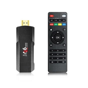 Mini TV Stick H313 4K Сетевой плеер Android Smart TV Box ATV HD телеприставка TV Stick для Google Youtube EU Plug