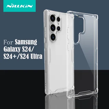 Nillkin Для Samsung Galaxy S24 Ultra Case Nature Pro Прозрачная Защитная Рамка из ТПУ Задняя Крышка Для Samsung S24 S24 + Plus