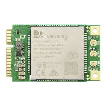 SIMCom SIM7600G-H miniPCIe Глобальный регион/Оператор 150 Мбит/с/50 Мбит/с Cat.4 GNSS LTE 4G Модуль SIM7600 SIM7600GH SIM7600G H Mini PCIe