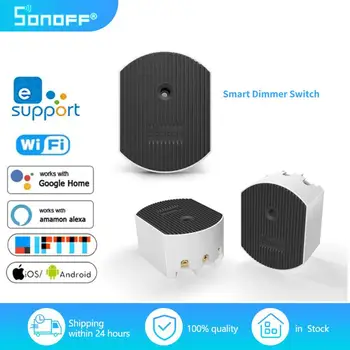 SONOFF D1 Wifi Smart Dimmer Switch Модуль мини-переключателя DIY Smart Home для регулировки яркости света с помощью приложения/голоса/ радиочастотного пульта RM433