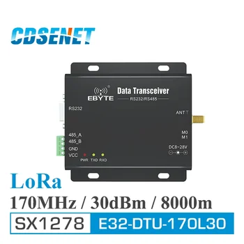 SX1278 170 МГц RS485 RS232 Беспроводной Преобразователь LoRa CDSENET E32-DTU-170L30 30dbm 8 КМ УКВ Модуль DTU Сервер 170 М Радиочастотный Передатчик
