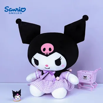 Sanrio Hello Kitty Kuromi Melody Cinnamoroll Мягкие Игрушки Плюшевая Подушка Плюшевые Куклы Подарок На День Рождения Для Подруги