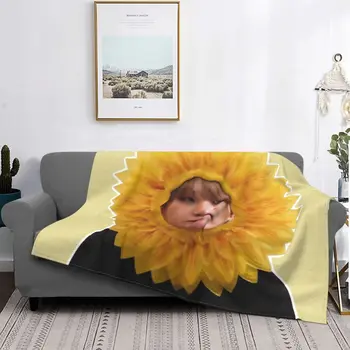 Sunflower YoongiSUGA- Ультрамягкое одеяло из микрофлиса