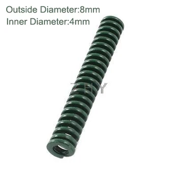 TH 8 мм OD 4 мм ID 70 мм 80 мм 90 мм Длина Зеленый сверхпрочный металл 65 млн Стальной цилиндр Спиральная Штамповочная пресс-форма для штамповки пружины