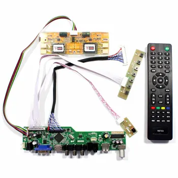 TV HD MI USB VGA AV LCD Плата Контроллера для 14,1 дюймов 15 дюймов B141XG05 LTN150XB LP150X10 1920x1080 30P LCD