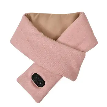 USB-нагревательный шарф, электрический теплый шарф, грелка для шеи, 3 уровня нагрева, грелка для шеи, электрический теплый шарф, Мягкая теплая шея для