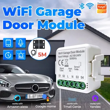 WiFi Tuya Умный переключатель гаражных ворот Открывание двери Приложение Smart Life Контроллер дистанционного управления закрыванием для Alexa Google Home