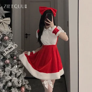 Ziqi Новый рождественский наряд, Сексуальное Чистое желание, Милое плюшевое сексуальное белье, Тонкий женский форменный костюм Оптом 6221
