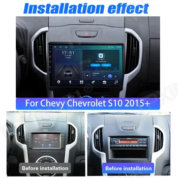 Автомобильная камера объемного обзора Android 360 HD для Chevy Chevrolet S10 2015 + Автомобильный Мультимедийный плеер Стерео радио GPS Навигация IPS
