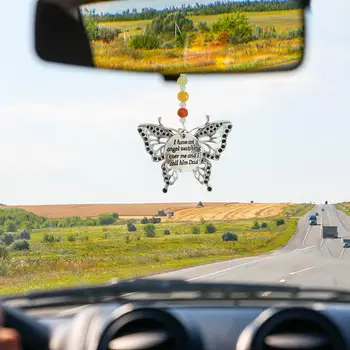 Автомобильное подвесное украшение Гладкая подвеска в виде бабочки Зеркало заднего вида Автомобиля Подвеска в виде бабочки Орнамент