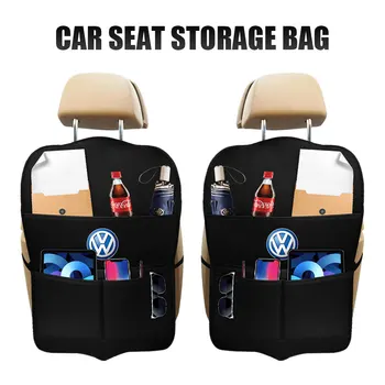 Автомобильный Органайзер с несколькими карманами на спинке сиденья, сумка для хранения автомобильных аксессуаров Volkswagen 4 Motion MTM Blue Motion Caddy Scirocco R Line