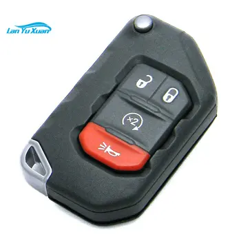 Автомобильный пульт дистанционного управления Smart Key без ключа с 6 кнопочными замками и ключами Обеспечивает безопасность Jeep Wrangler