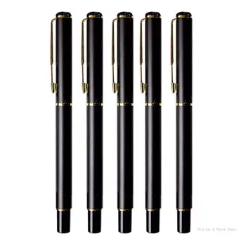 Авторучки M17F 5x Металлические Деловые Ручки Гладкая Пишущая Ручка для Взрослых
