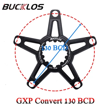 Адаптер Цепи Дорожного Велосипеда GXP Для BCD110mm 130mm Fold Bike Spider Converter для Преобразования Коленчатого Вала SRAM GXP XX1 X0 X9