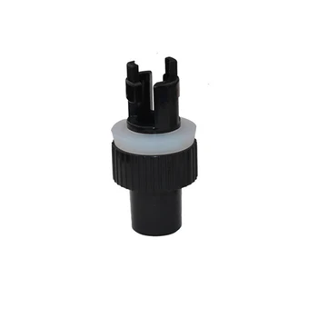Адаптер клапана для каяка Адаптер из АБС пластика Черный Адаптер лодочного насоса Прочный Высокопрочный легкий адаптер клапана