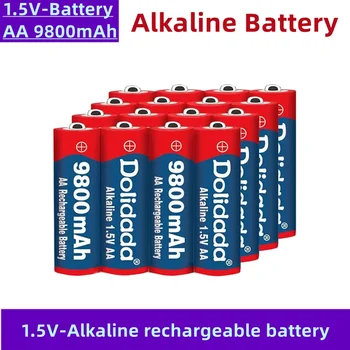 Аккумуляторная батарея типа АА, 1,5 В, 9800 мАч, высокой емкости, прочная, обычно используется для мышей, будильников, игрушек и т. Д