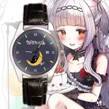 Аниме Hololive Murasaki Shion Tokoyami Towa Мужские женские электронные часы с силиконовым ремешком для косплея студенческие кварцевые наручные часы подарки