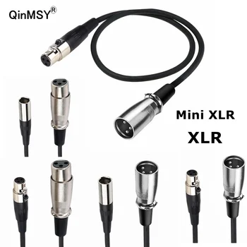 Аудиокабель Mini XLR Male-XLR Female для Камеры Pocket Cinema 4K 6K 0,5 м 1,5 м Черные Цифровые Кабели Смарт-Устройств Разъемы