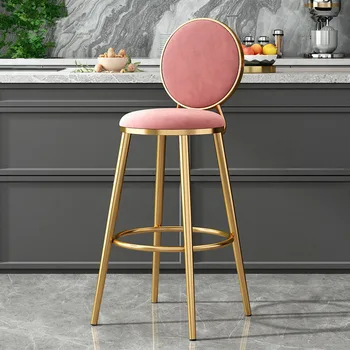 Барные стулья Высокие Кресла для отдыха, Офисные стулья, Обеденный Высокий кухонный стул, Дизайнерский стул Nordic, стойка для мебели Sillas Cadeira, Барная стойка