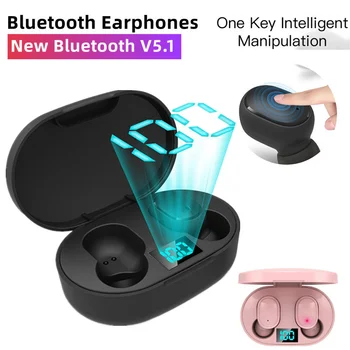 Беспроводные Bluetooth-наушники E6S TWS, беспроводные наушники Bluetooth с микрофоном, наушники громкой связи для шумоподавления, гарнитура