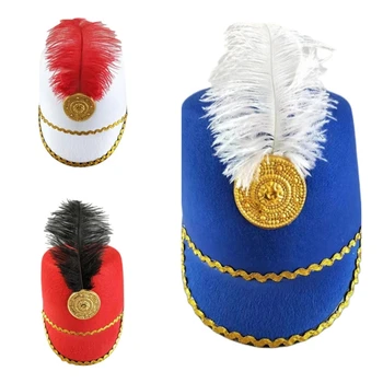 Винтажная рыцарская шляпа Универсальная Мужская Солдатская винтажная шляпа для вечеринки, шоу, Верхняя шляпа, мужская шляпа для косплея, шляпа для вечеринки