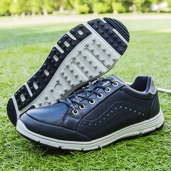 Водонепроницаемая обувь для гольфа, мужские красные, черные уличные легкие качественные кроссовки для гольфа, мужские удобные спортивные кроссовки для ходьбы