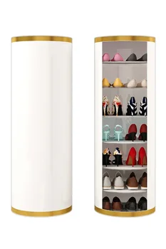 Вращающиеся шкафы для обуви просты, современны, роскошны, декоративны, креативны и многофункциональны у двери.