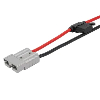 Высокоэффективный кабель для салона автомобиля для штекерного разъема Anderson 50amp 10AWG, двойной кабель 300 мм для новой автомобильной электроники