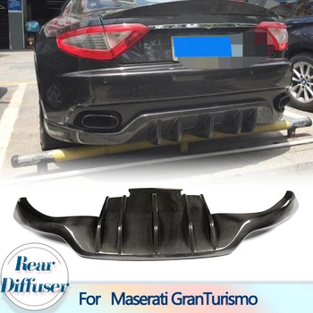 Губа Заднего Диффузора Автомобиля Для Maserati Grantismo Convertible Coupe 2-Дверный 2006-2014 Гоночный Задний Диффузор Из Углеродного Волокна, Спойлер FRP