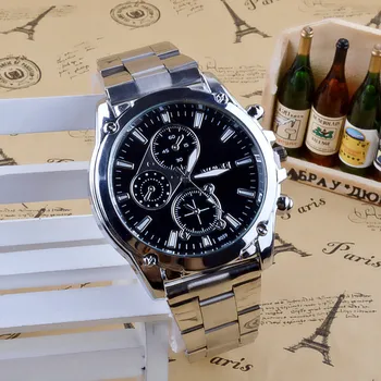 Деловые мужские часы от ведущего бренда, мужские кварцевые наручные часы с ремешком из нержавеющей стали, спортивные кварцевые часы Relogios Masculino