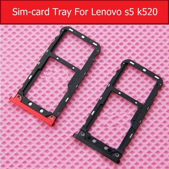 Держатель Лотка Для Sim-карт Lenovo S5 K520 Sim-Лоток Для Карт Micro SD Детали Слота Для Держателя Sim-карты Запасные Части Адаптера Sim-карты