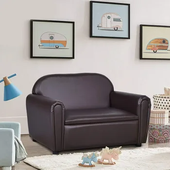 Детский диван, детское кресло, мебель для гостиной, со скрытым отделением для хранения, двойное сиденье, мягкое кресло