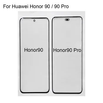 Для Huawei Honor 90, переднее внешнее стекло, ремонт объектива, Сенсорное стекло без гибкого кабеля для Huawei Honor 90 Pro
