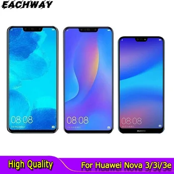 Для Huawei Nova 3 ЖК-дисплей с Сенсорным экраном PAR LX1 LX9 Nova 3i ЖК-дисплей INE LX2 L21 Nova 3e Дисплей ANE LX3 L23 Экран Nova3 Заменить