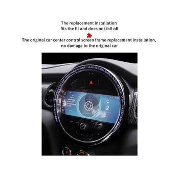 Для MINI Cooper F55 F56 Экран Центральной Консоли Декоративная Рамка для Крышки Центрального Управления Автомобилем Mini F57 2014-2022 8,8 Дюйма