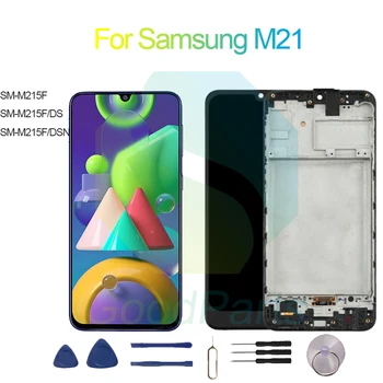 Для Samsung M21 Замена экрана Дисплея 2340*1080 SM-M215F/DS/DSN M21 ЖК-дисплей Сенсорный Дигитайзер